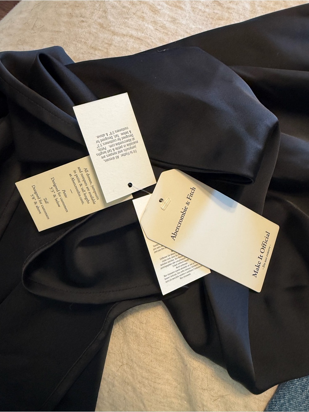 Abercrombie & Fitch Plunge Cowl Back Maxi Dress - Picture 3 of 6